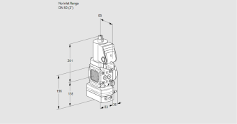 Регулятор давления с эл.магнитным клапаном VAD 3T-/50N/NQSR-100A купить в компании ГАЗПРИБОР