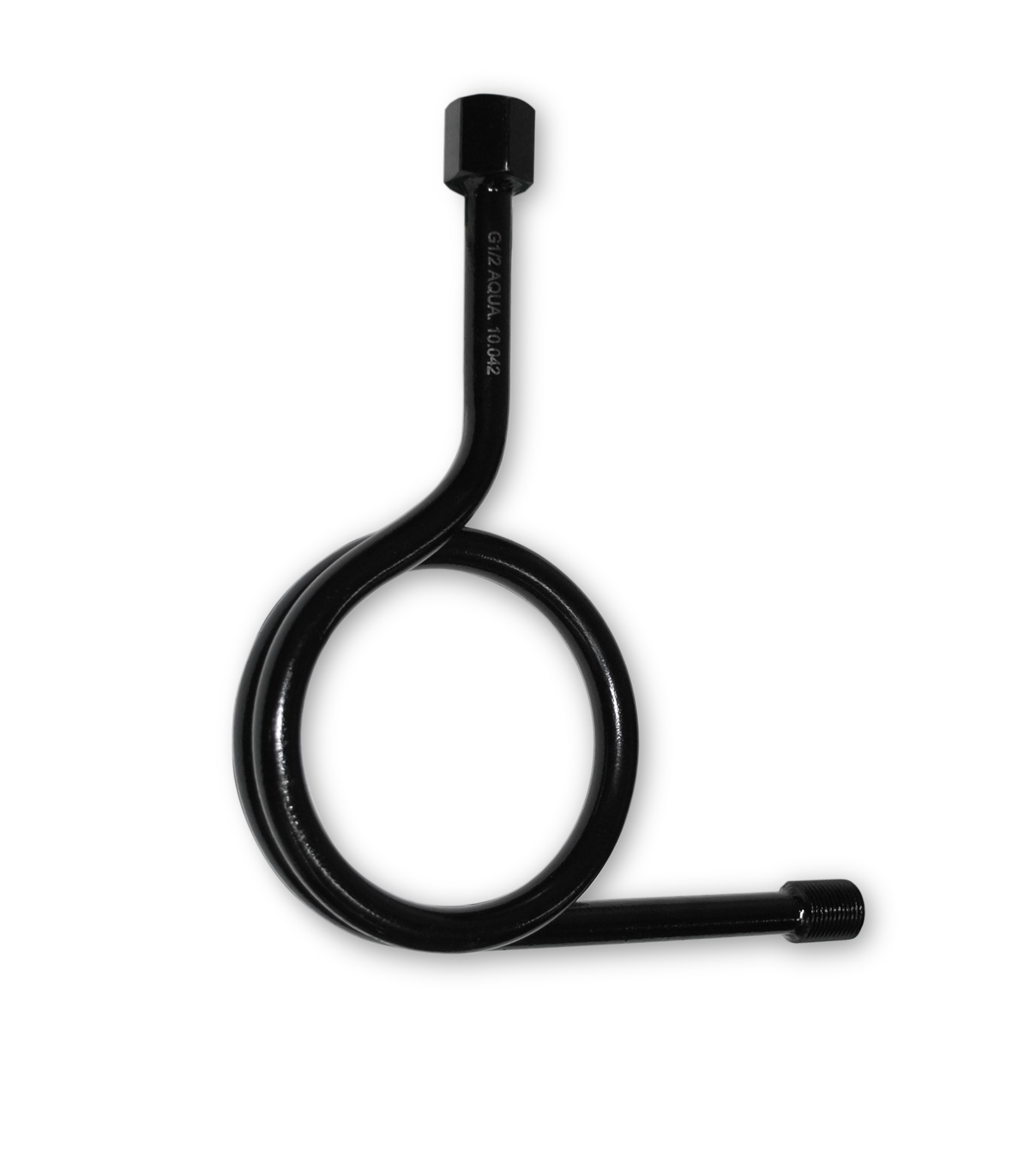 10.042 Трубка демпферная 90гр. св. G1/2н - G1/2в