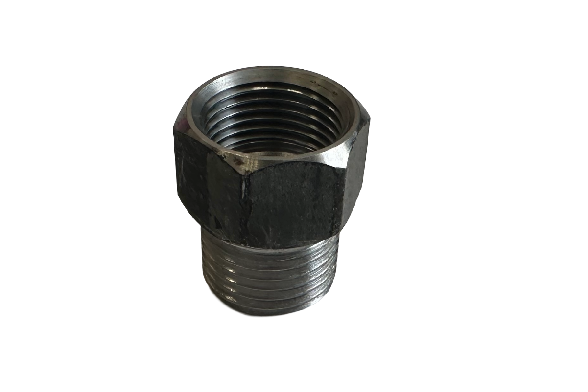 10.004.2.S20.0 Переходник д/манометра Ст20 G1/2 внутр - М20х1,5 наружн.