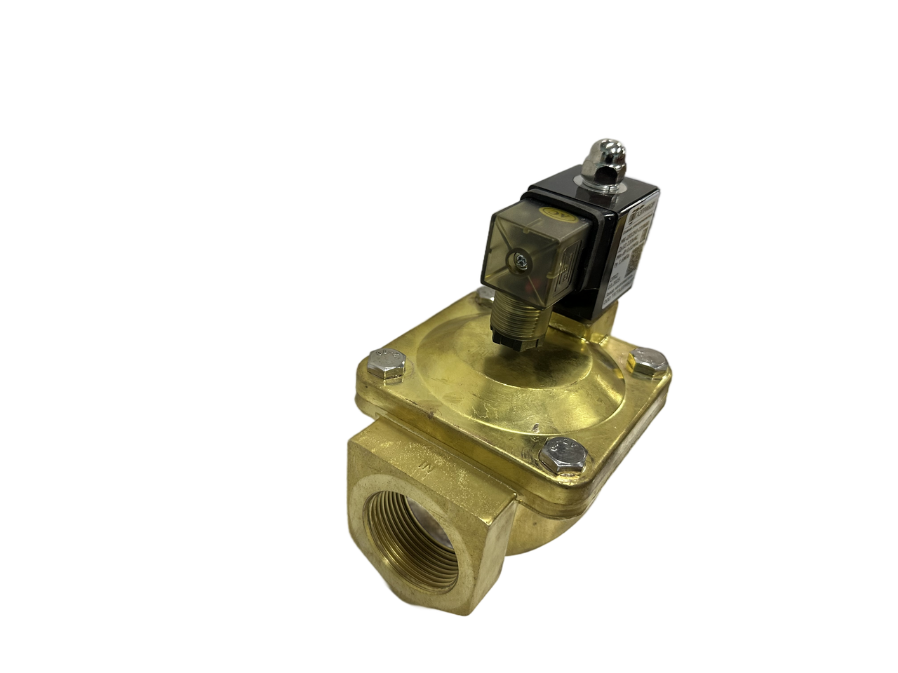 МК-2Л32НЗ-220N Электромагнитный клапан пилотный НЗ автоматич лат. 220В NBR муфтовый G1 1/4" PN16