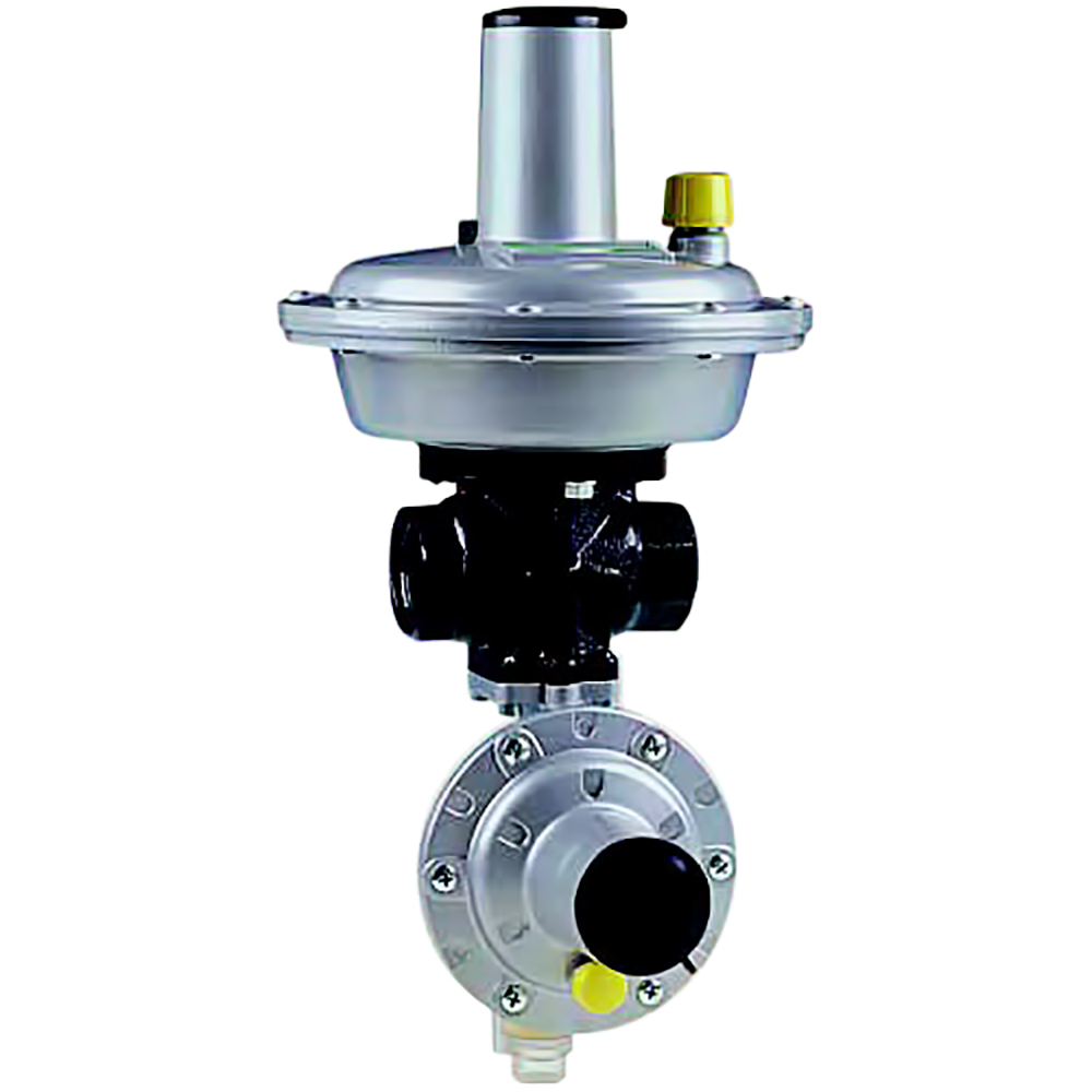 Регулятор давления газа Dival-G 512BP G1"хG1 1/2" Рвых=40-70 mbar, с ПЗК