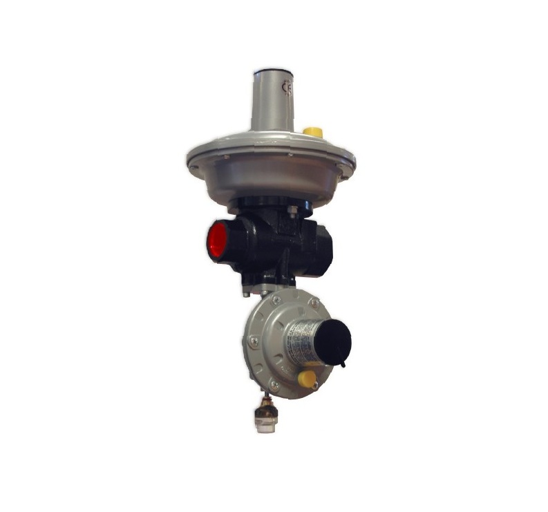 Регулятор давления газа Dival-G 512BP G1"хG1 1/2" Рвых=40-70 mbar, с ПЗК