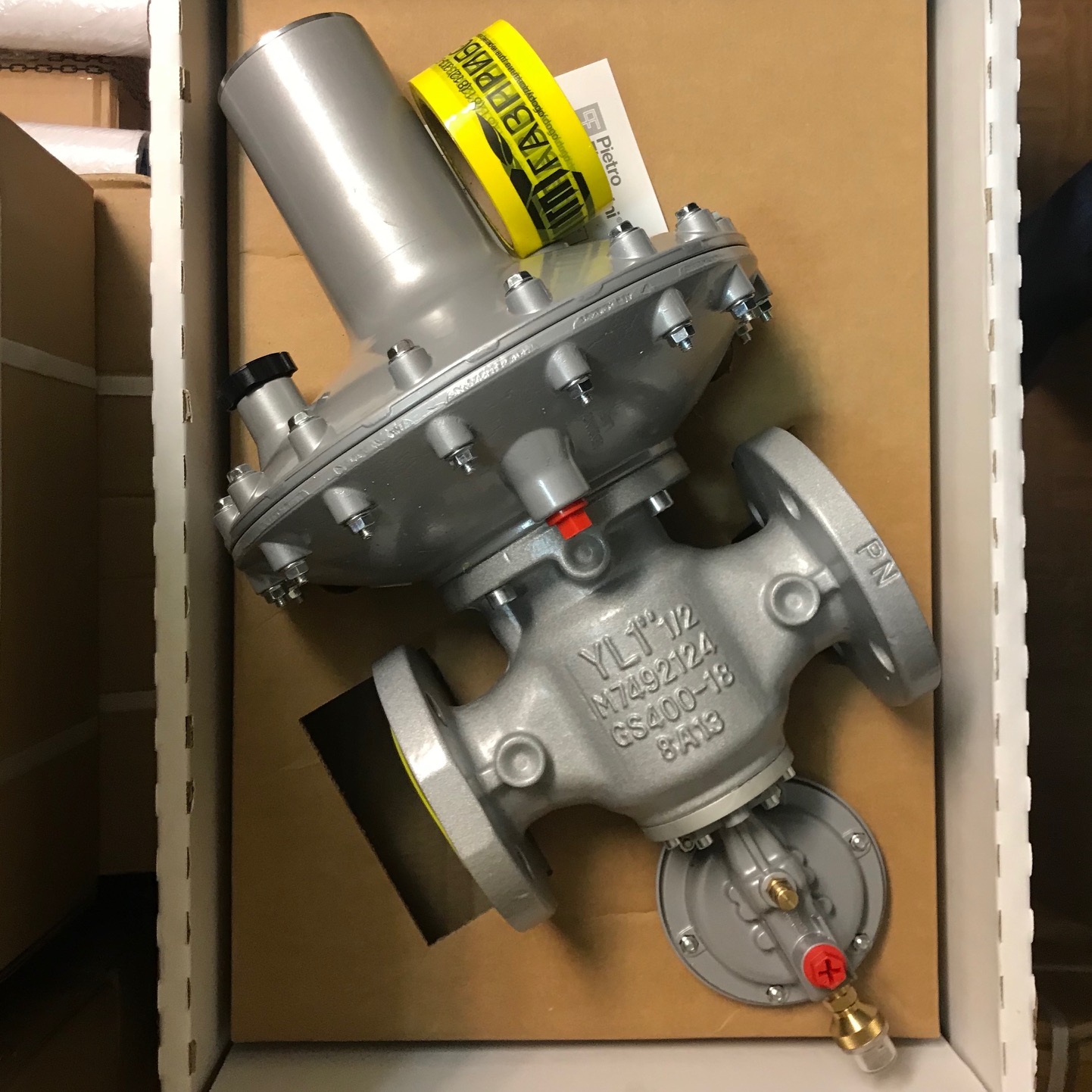 Регулятор давления газа Dival-G 600TR DN25 Рвых=280-720 mbar, с ПЗК