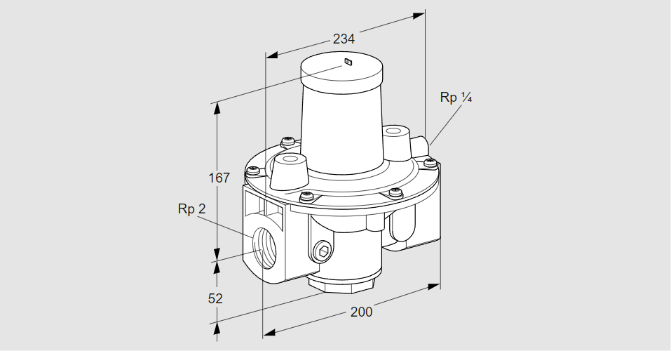 Регулятор давления газа GDJ 50R04-0L