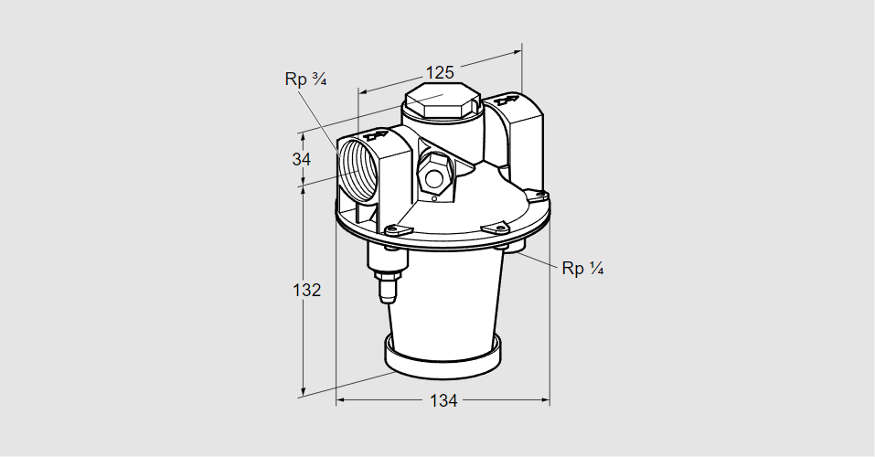 Регулятор соотношения газ/воздух GIK 20R02-5L