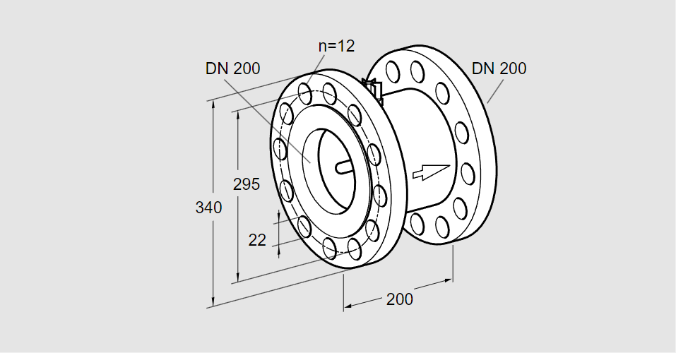 Клапан термозапорный TAS 200FF50M