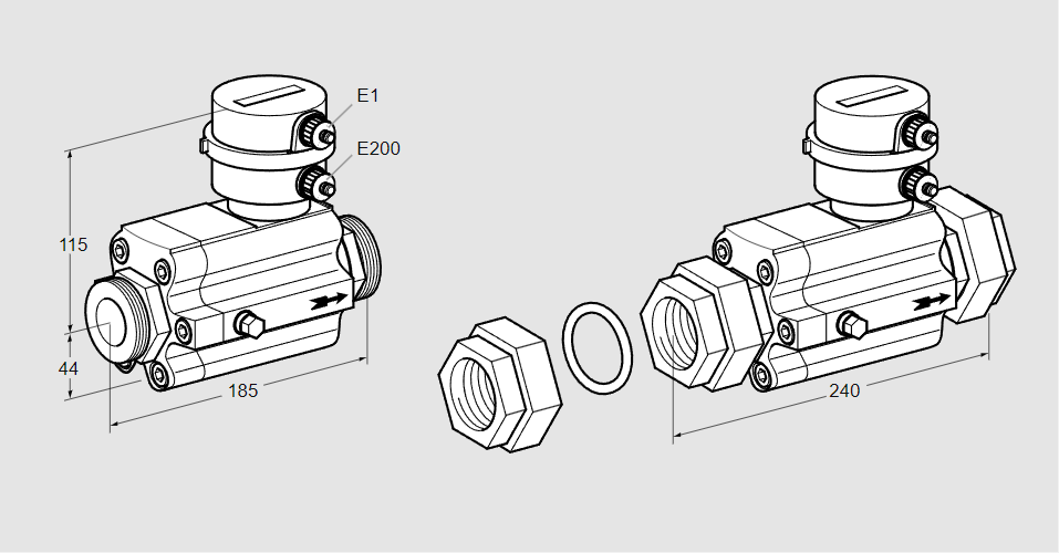Счётчик расхода газа DM 16R25-40
