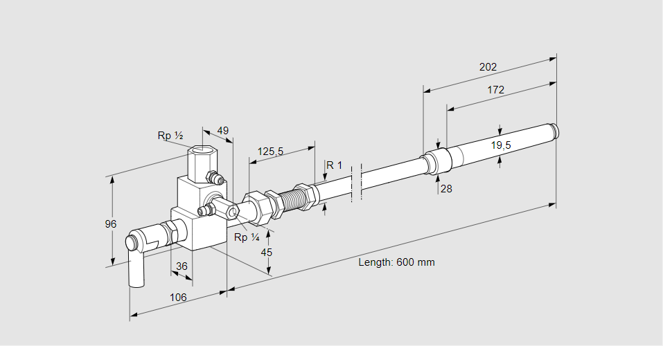 Пилотная горелка ZMIC 28B600RK