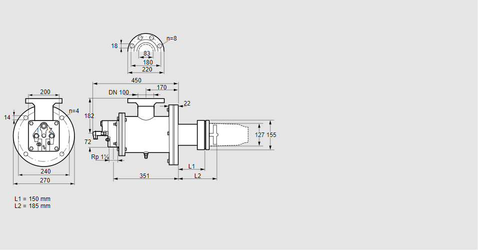 BICW 125HB-150/185-(2)F