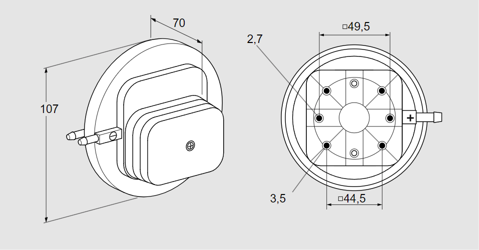 Датчик-реле давления DL 3E-1