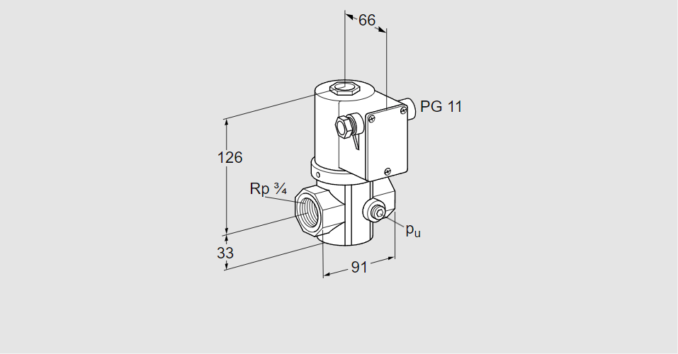 Клапан эл.магнитный газовый VG 20R02NK31DM