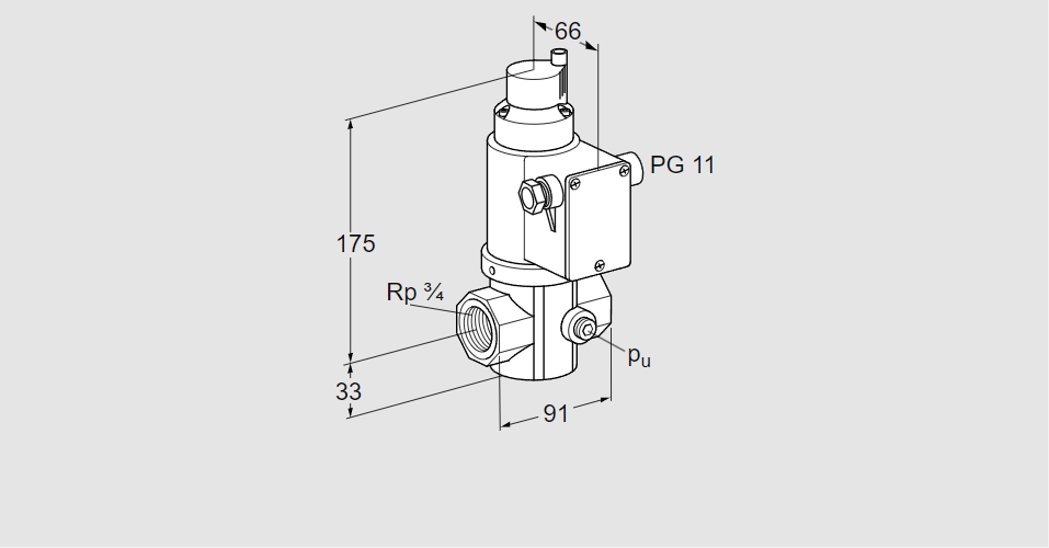Клапан эл.магнитный газовый VG 20R03LK31DMVZ