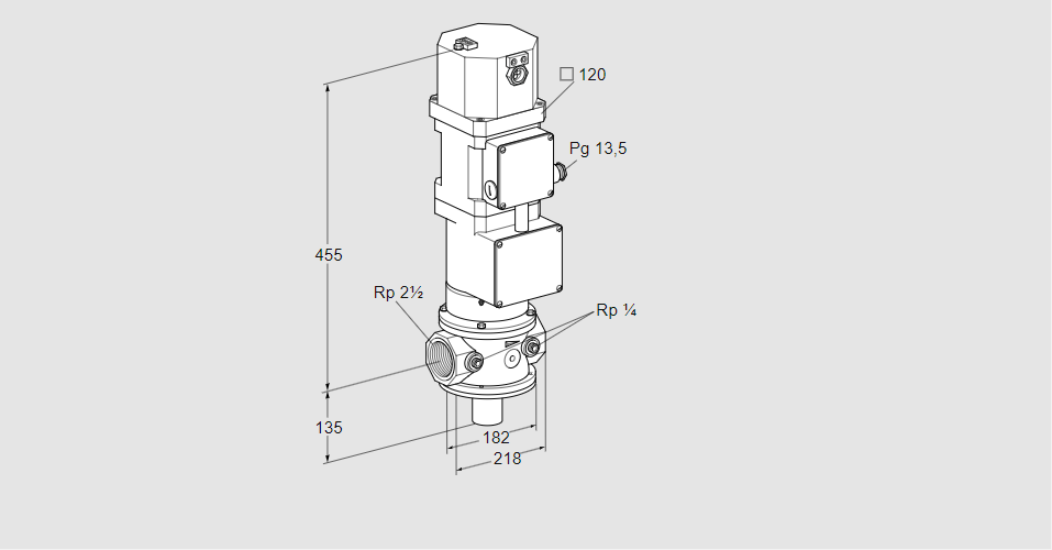 Клапан моторный VK 65R10W5XA43D