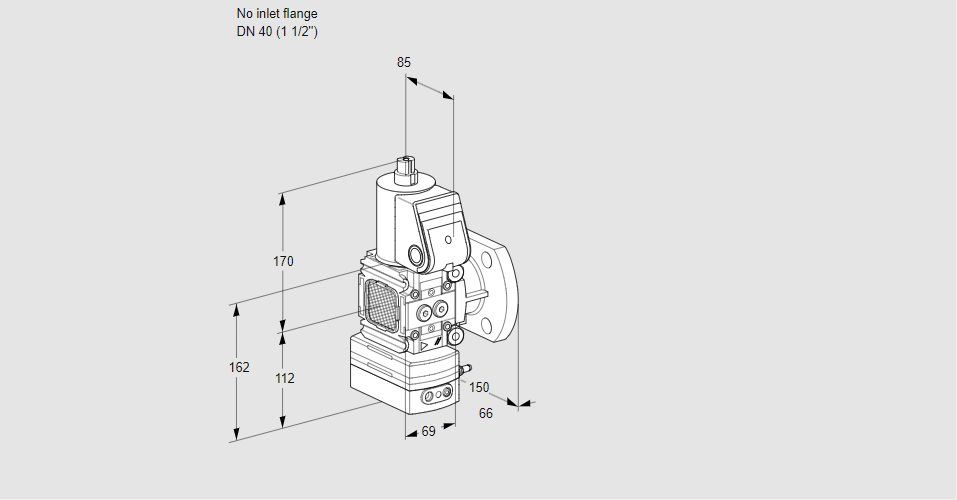 Регулятор давления с эл.магнитным клапаном VAD 2-/40F/NW-50A
