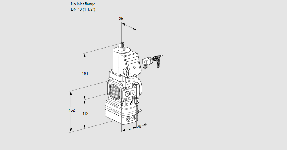 Регулятор давления с эл.магнитным клапаном VAD 2-/40R/NWSR-50A
