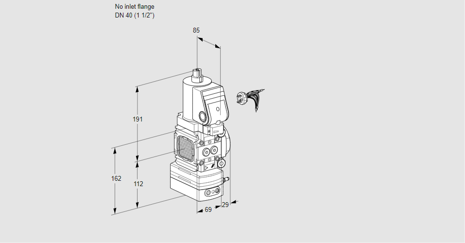 Регулятор давления с эл.магнитным клапаном VAD 2-/40R/NWSR-50A