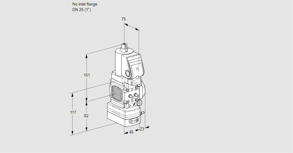 Регулятор давления с эл.магнитным клапаном VAD 1T-/25N/NQSR-50A