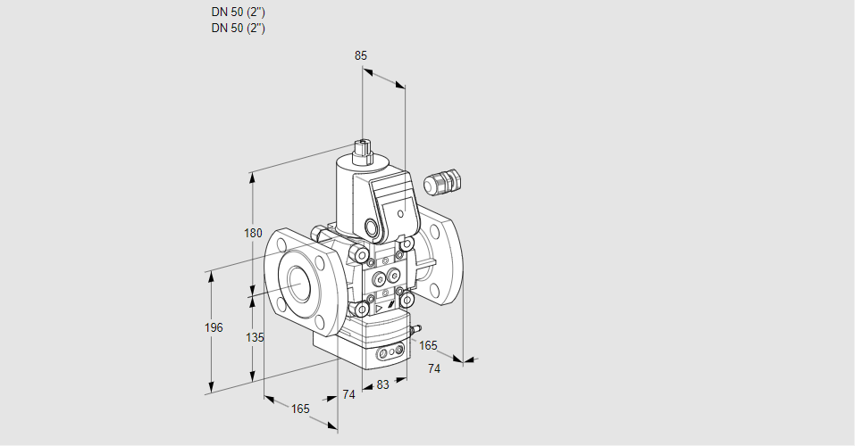 Регулятор давления с эл.магнитным клапаном VAD 350F/NW-25A