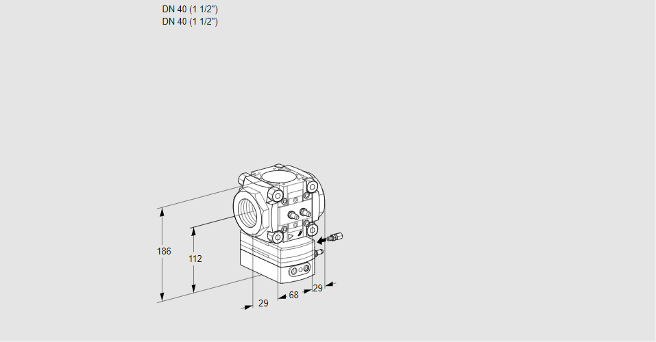 Регулятор расхода VRH 240R05AE/MM/PP
