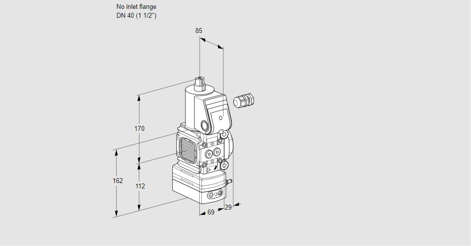 Регулятор давления с эл.магнитным клапаном VAD 2-/40R/NP-25A