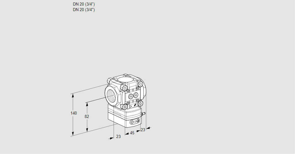 Регулятор расхода VRH 1T20N05AA/PP/PP