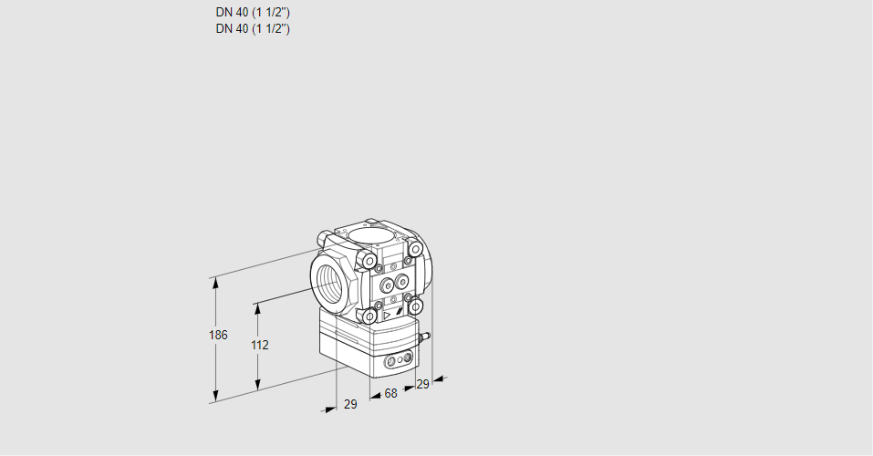 Регулятор расхода VRH 2T40N05AA/PP/PP
