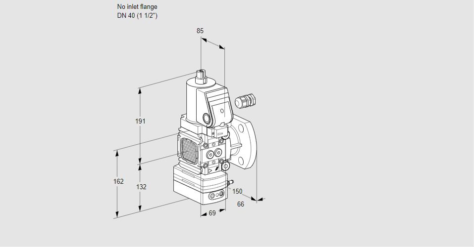 Регулятор соотношения газ/воздух с эл.магнитным клапаном VAV 2-/40F/NWSRAK