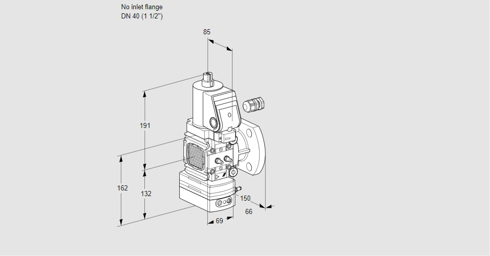 Регулятор соотношения газ/воздух с эл.магнитным клапаном VAV 2-/40F/NWSRAK