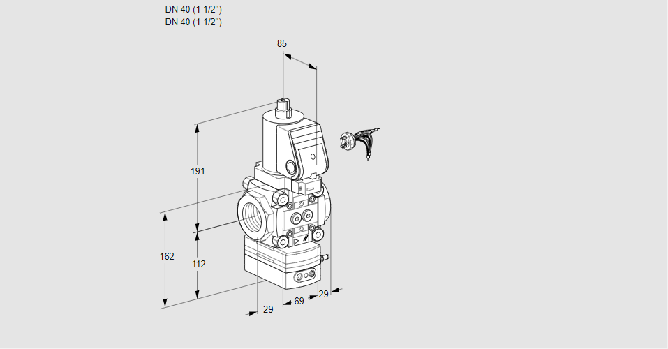 Регулятор давления с эл.магнитным клапаном VAD 240R/NWSR-50A