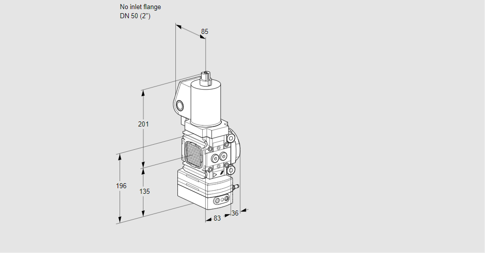 Регулятор давления с эл.магнитным клапаном VAD 3T-/50N/NQGL-100A