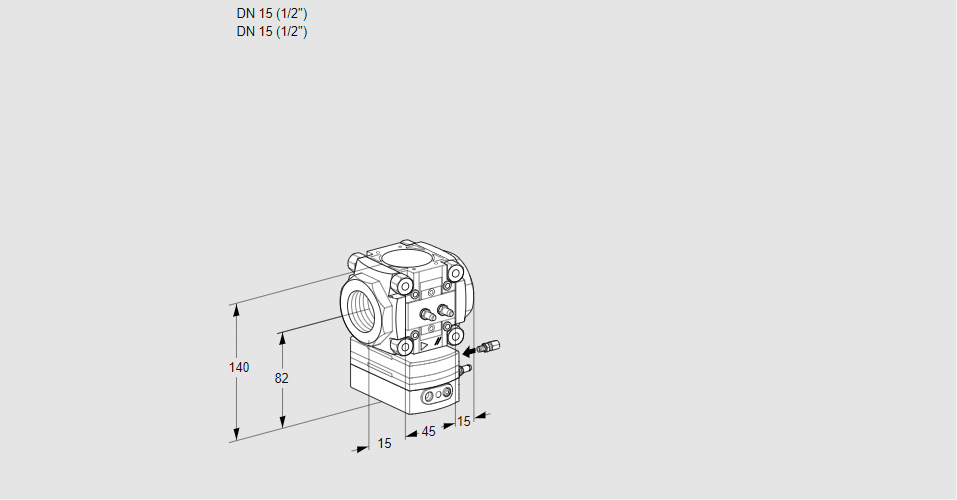 Регулятор расхода VRH 115R05BE/MM/PP