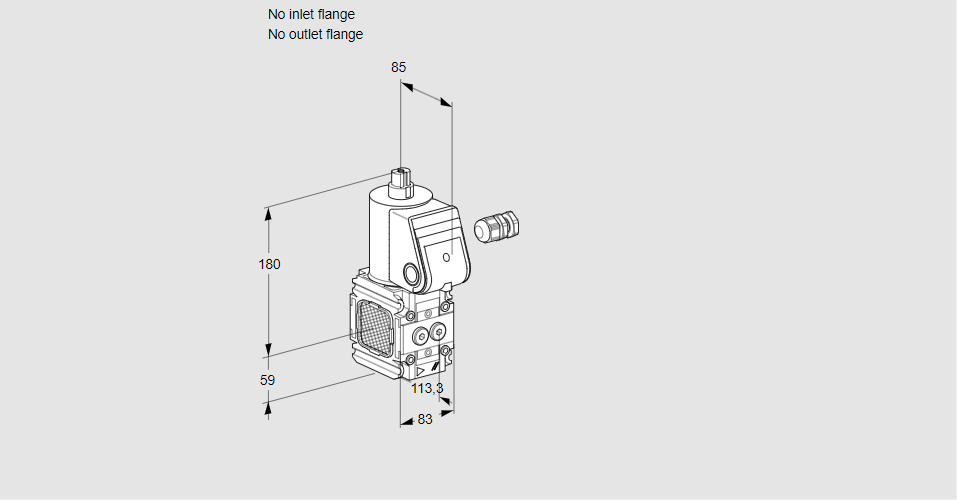 Клапан эл.магнитный газовый VAA 3-/NW