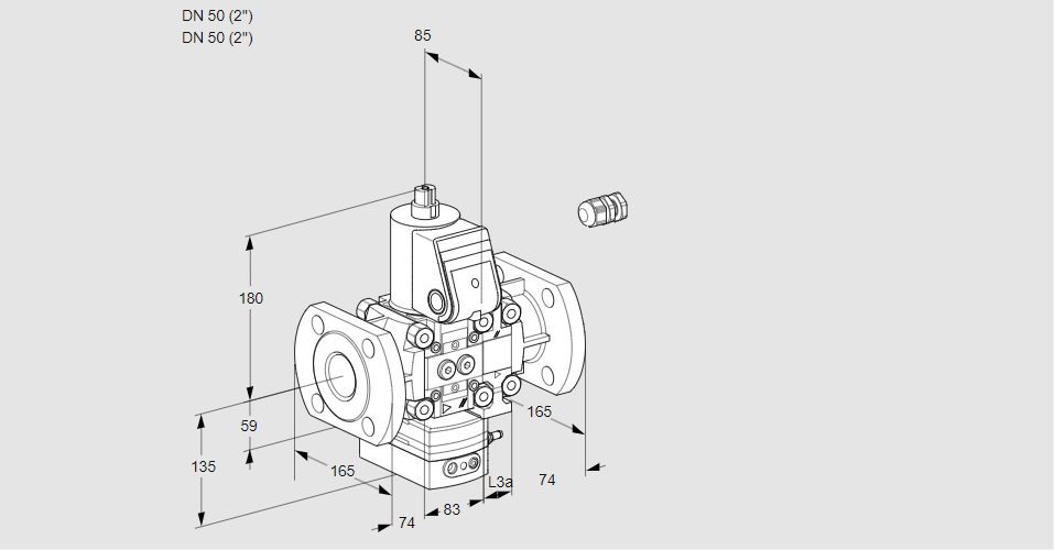 Регулятор давления с эл.магнитным клапаном VAD 3E50F/50F05D-25VWR/PP/PP