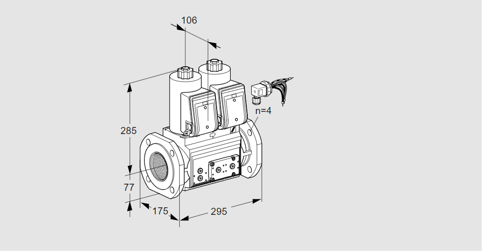 Клапан эл.магнитный сдвоенный VCS 665F05NNWRE/PPPP/PPPP