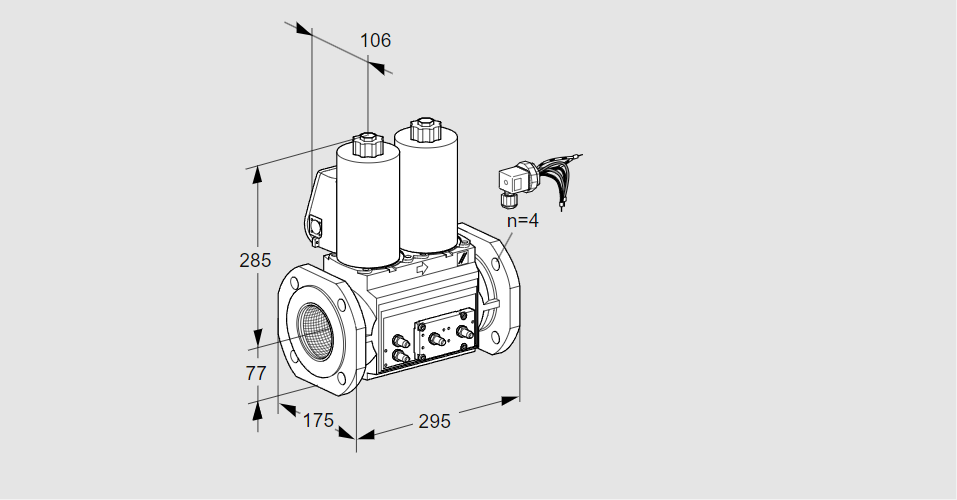 Клапан эл.магнитный сдвоенный VCS 665F05NNWLE/MMMM/PPMM