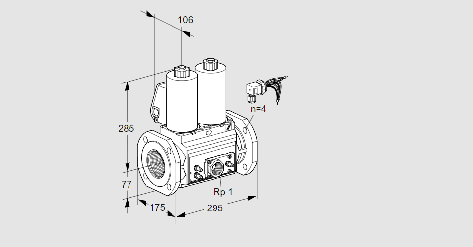 Клапан эл.магнитный сдвоенный VCS 665F05NNKLE/MMEM/MMMM