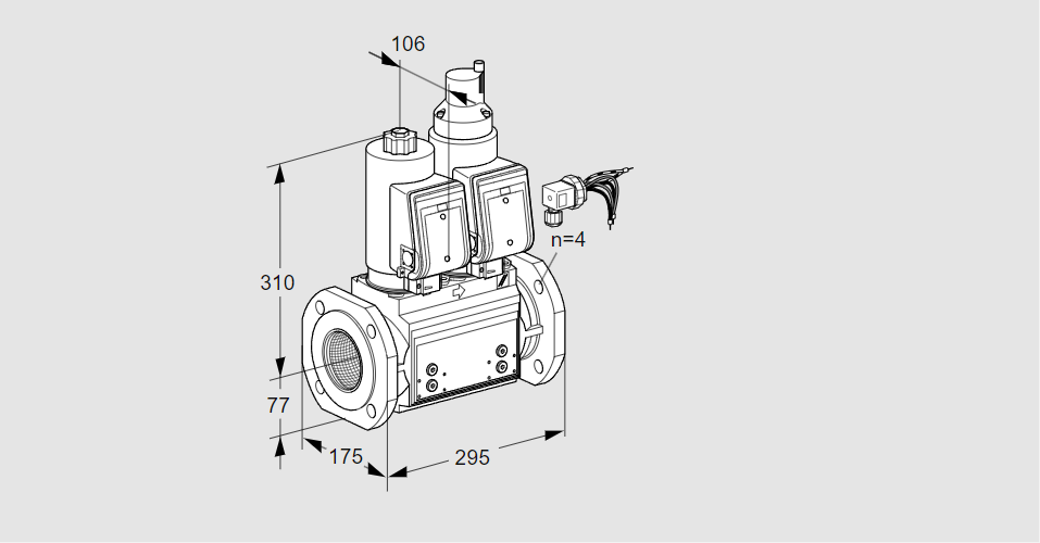 Клапан эл.магнитный сдвоенный VCS 665F05NLWSRB/PPPP/PPPP