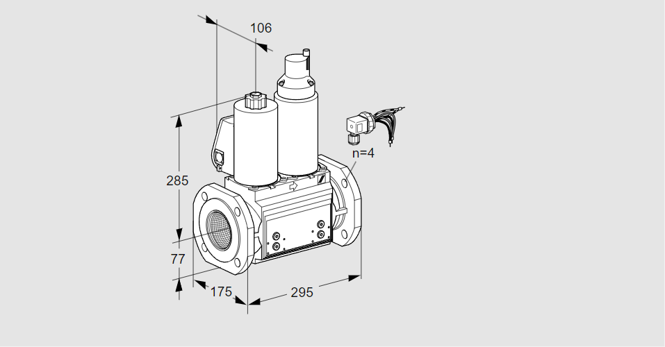 Клапан эл.магнитный сдвоенный VCS 665F05NLWLB/PPPP/PPPP