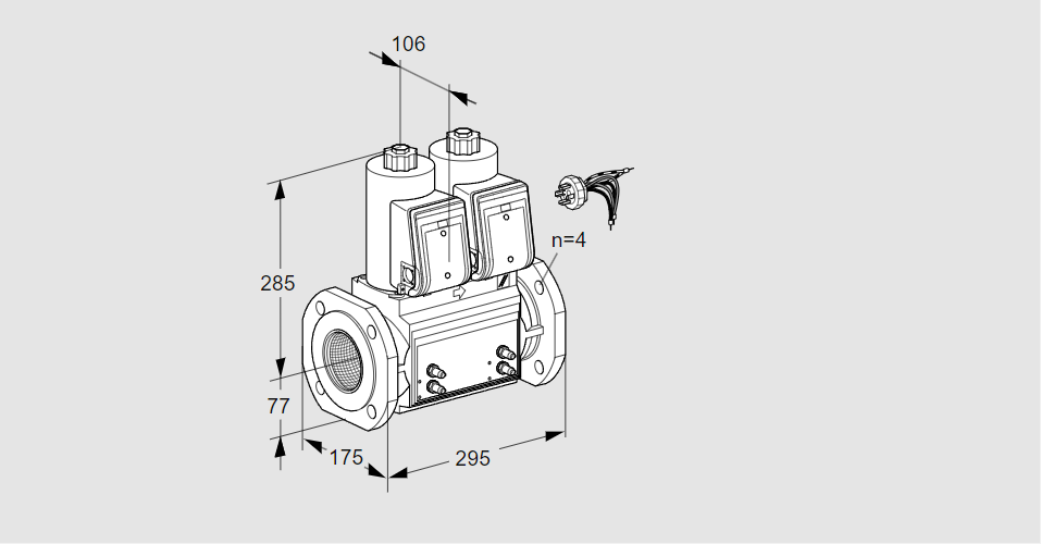 Клапан эл.магнитный сдвоенный VCS 665F05NNWRB/MMMM/PPPP