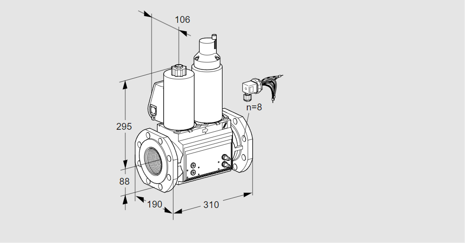 Клапан эл.магнитный сдвоенный VCS 780F05NLWLB/PPMM/PPMM