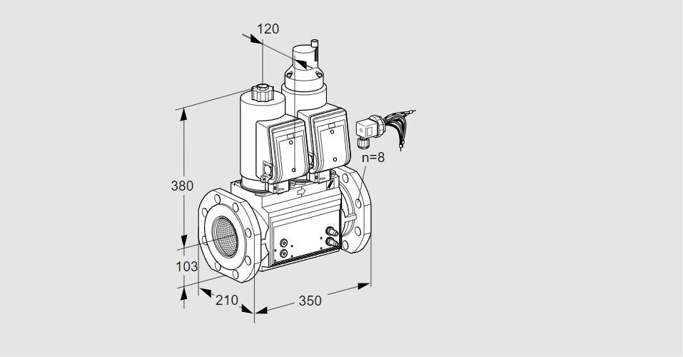 Клапан эл.магнитный сдвоенный VCS 8100F05NLWGRB/PPMM/PPMM