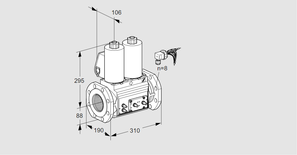 Клапан эл.магнитный сдвоенный VCS 780F05NNKLE/MMMM/MMMM