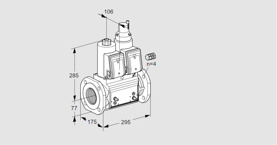 Клапан эл.магнитный сдвоенный VCS 665F05NLKR3B/MPPM/MPPM