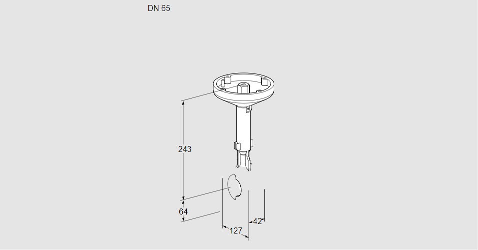 Заслонка дроссельная BVH 65Z01A