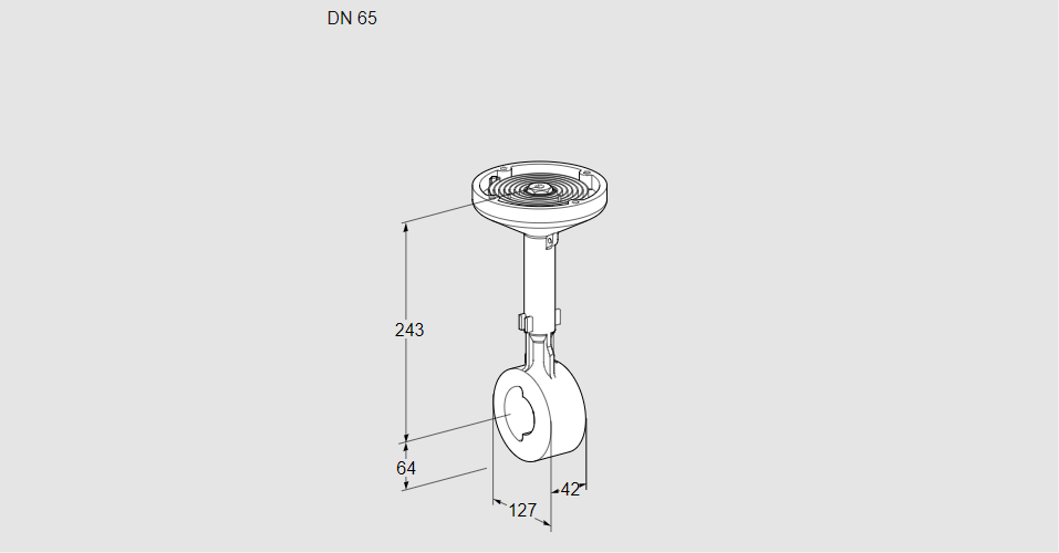 Заслонка дроссельная BVHM 65Z01A