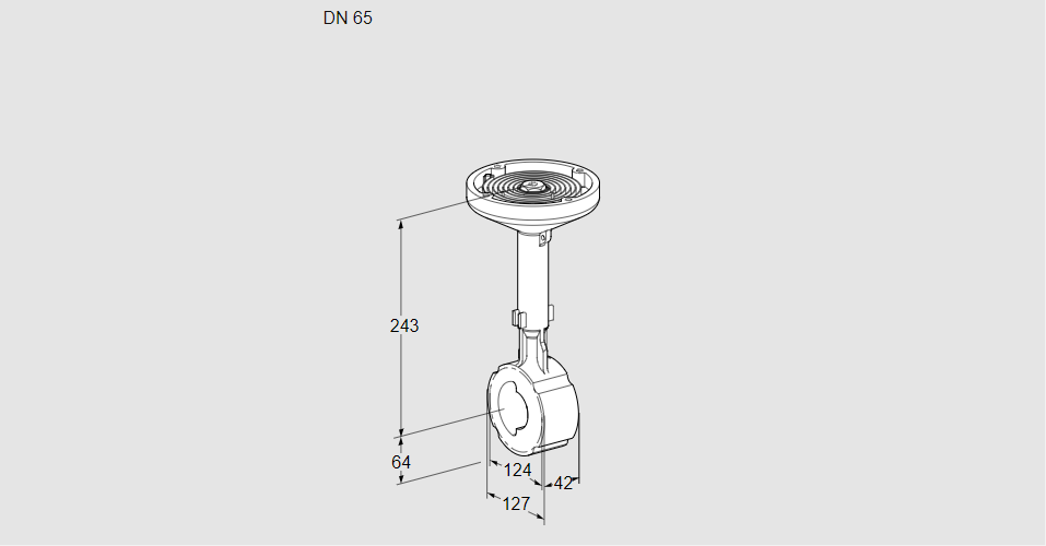 Заслонка дроссельная BVHS 65W01A