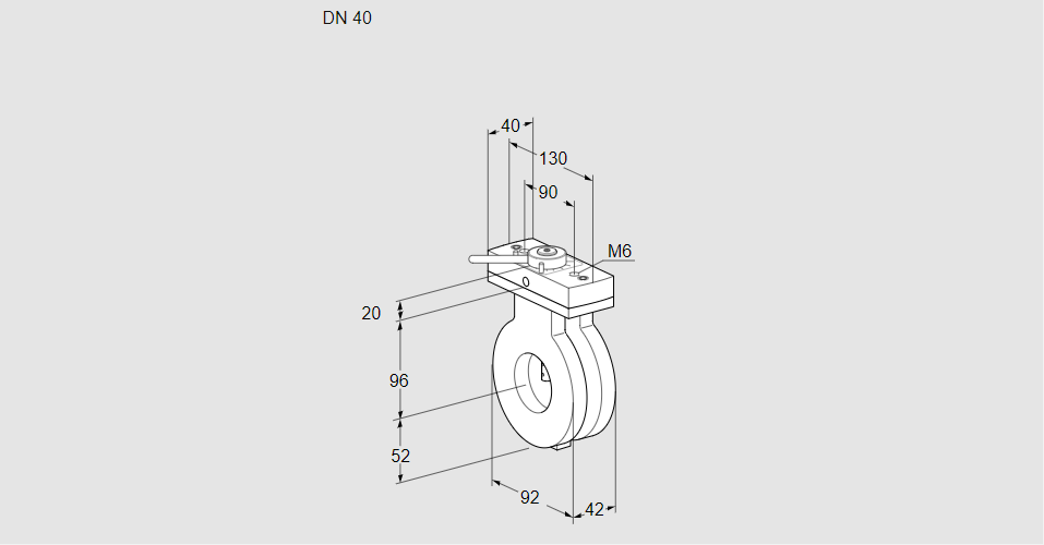 Заслонка дроссельная BVA 40Z05H