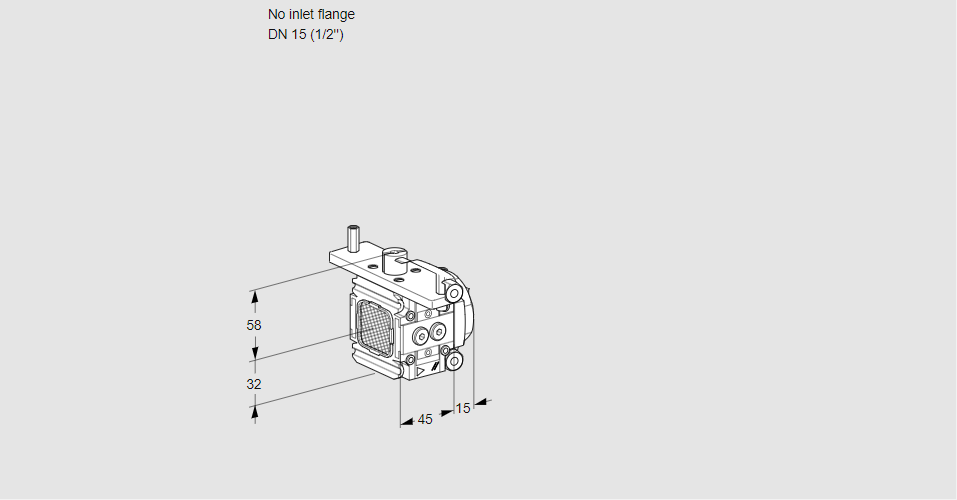 Линейный регулятор расхода газа VFC 1-/15R05-15PPPP