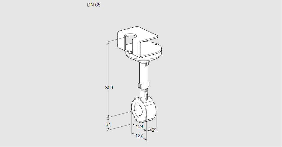 Заслонка дроссельная BVHR 65W01A
