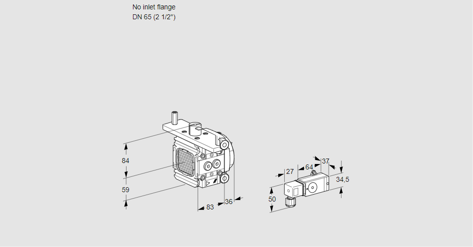 Линейный регулятор расхода газа VFC 3-/65R05-404-4-